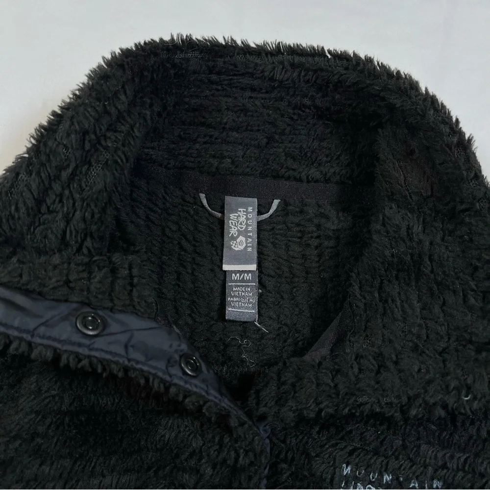 Mountain Hardwear‎ Womens M Polartec High Loft Fleece Black Jacket